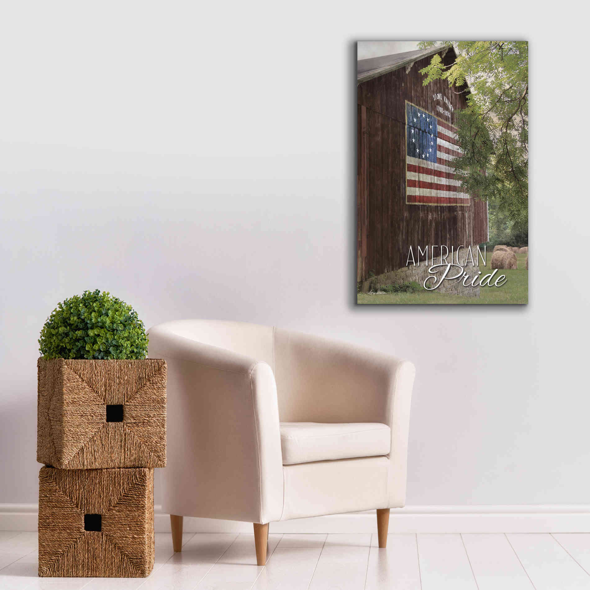 'American Pride' by Lori Deiter, Canvas Wall Art,26 x 40