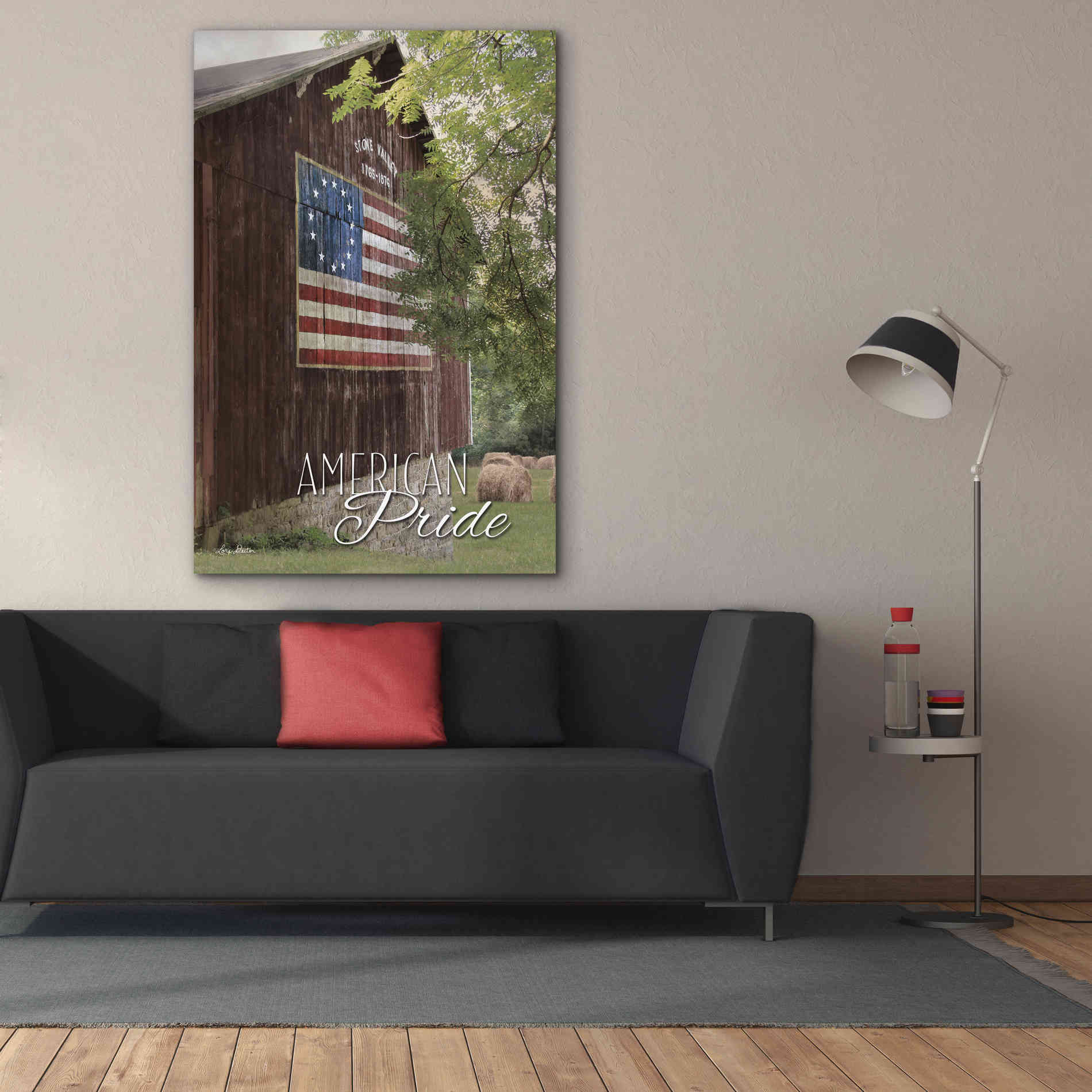 'American Pride' by Lori Deiter, Canvas Wall Art,40 x 60