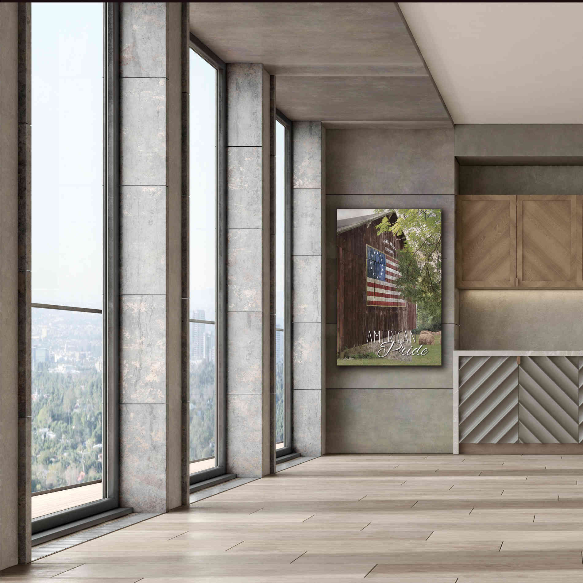 'American Pride' by Lori Deiter, Canvas Wall Art,40 x 60