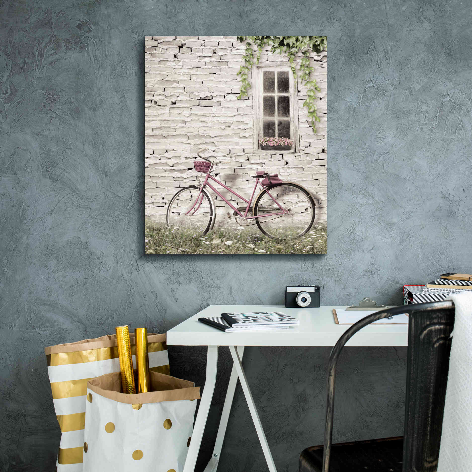 'Ready for a Bike Ride' by Lori Deiter, Canvas Wall Art,20 x 24