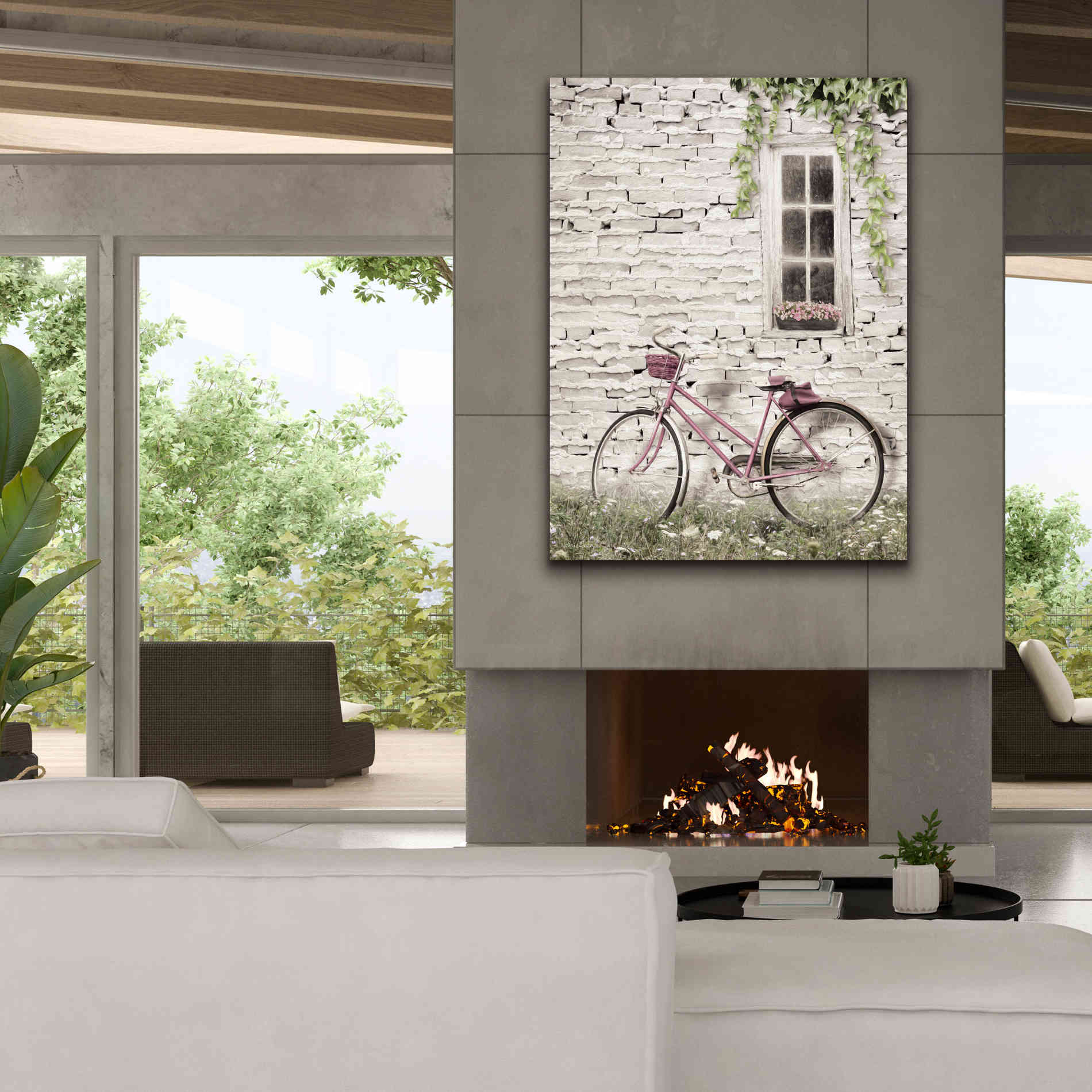 'Ready for a Bike Ride' by Lori Deiter, Canvas Wall Art,40 x 54