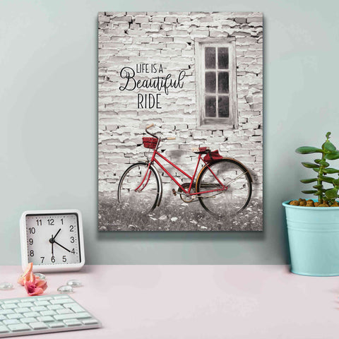 Image of 'Life is a Beautiful Ride' by Lori Deiter, Canvas Wall Art,12 x 16