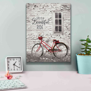 'Life is a Beautiful Ride' by Lori Deiter, Canvas Wall Art,12 x 16