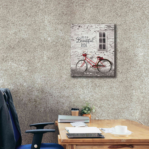Image of 'Life is a Beautiful Ride' by Lori Deiter, Canvas Wall Art,20 x 24