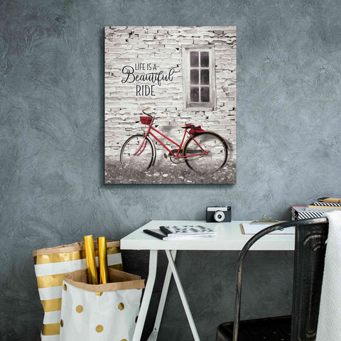 Image of 'Life is a Beautiful Ride' by Lori Deiter, Canvas Wall Art,20 x 24