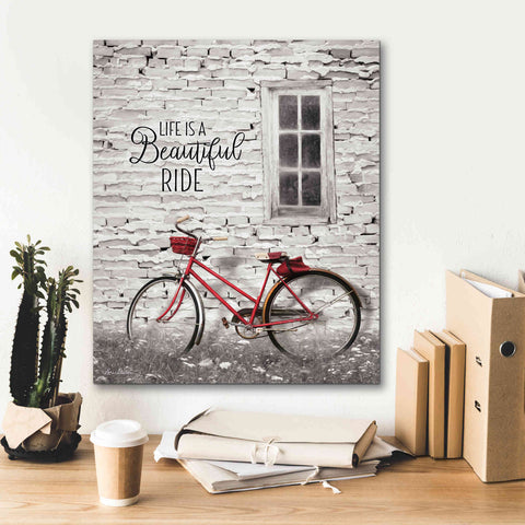 Image of 'Life is a Beautiful Ride' by Lori Deiter, Canvas Wall Art,20 x 24