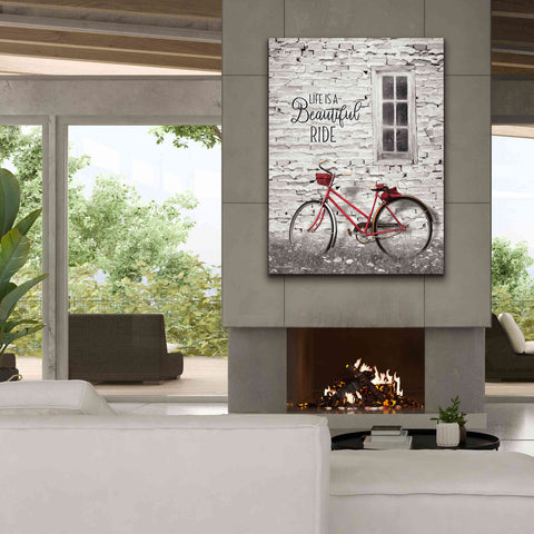 Image of 'Life is a Beautiful Ride' by Lori Deiter, Canvas Wall Art,40 x 54