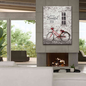 'Life is a Beautiful Ride' by Lori Deiter, Canvas Wall Art,40 x 54
