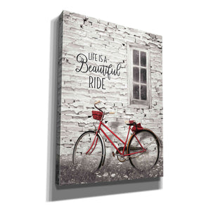 'Life is a Beautiful Ride' by Lori Deiter, Canvas Wall Art