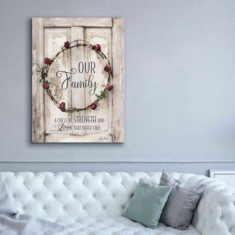 Image of 'Our Family - A Circle of Strength' by Lori Deiter, Canvas Wall Art,40 x 54