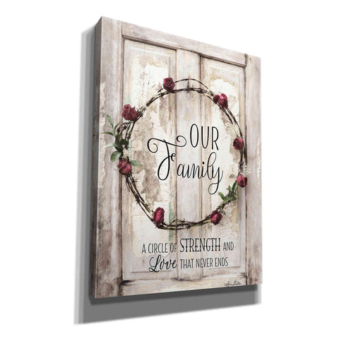 Image of 'Our Family - A Circle of Strength' by Lori Deiter, Canvas Wall Art