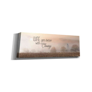 'Life Gets Better with Change' by Lori Deiter, Canvas Wall Art