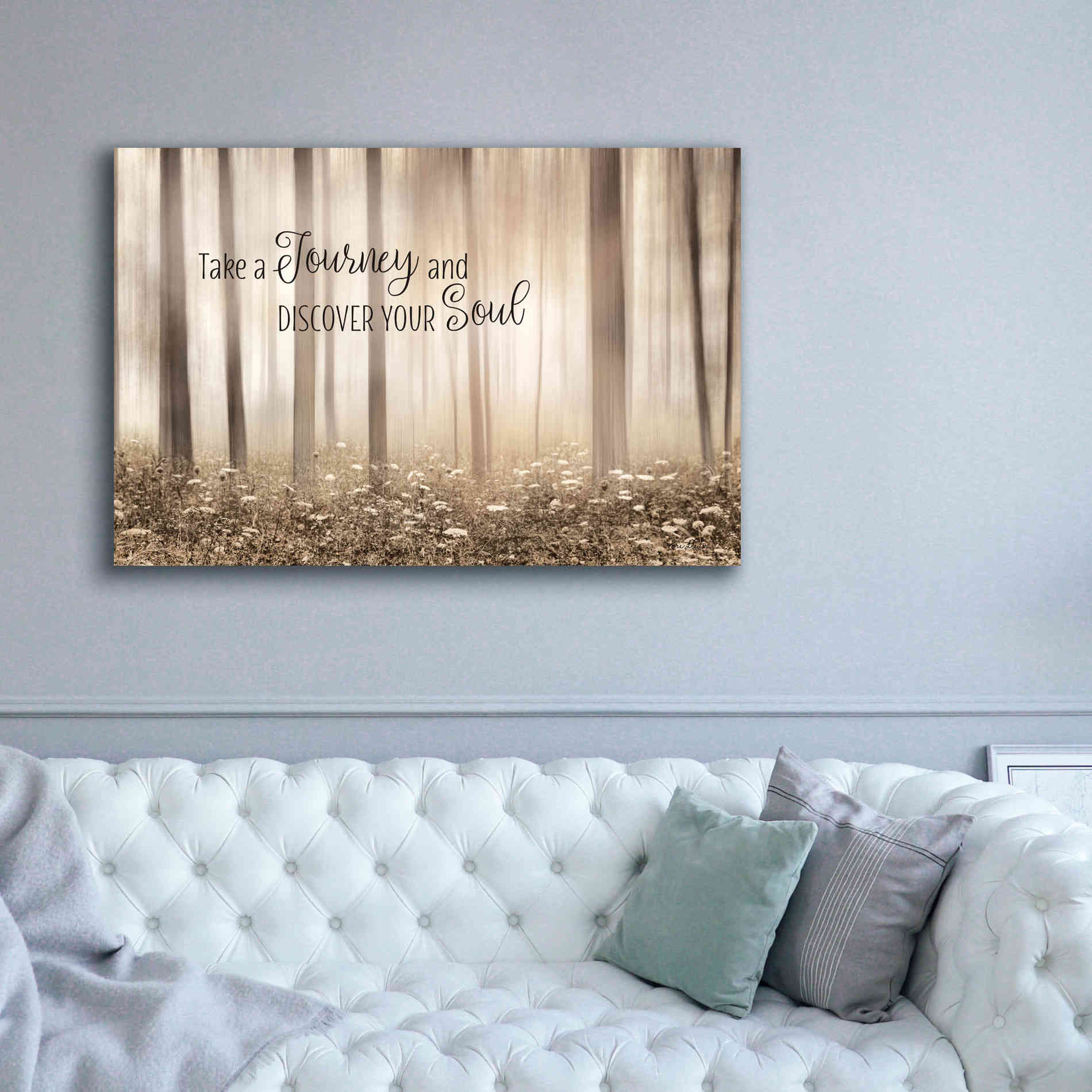 'Take a Journey and Discover Your Soul' by Lori Deiter, Canvas Wall Art,60 x 40