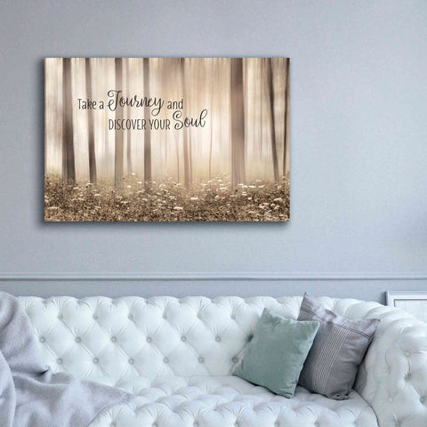 Image of 'Take a Journey and Discover Your Soul' by Lori Deiter, Canvas Wall Art,60 x 40