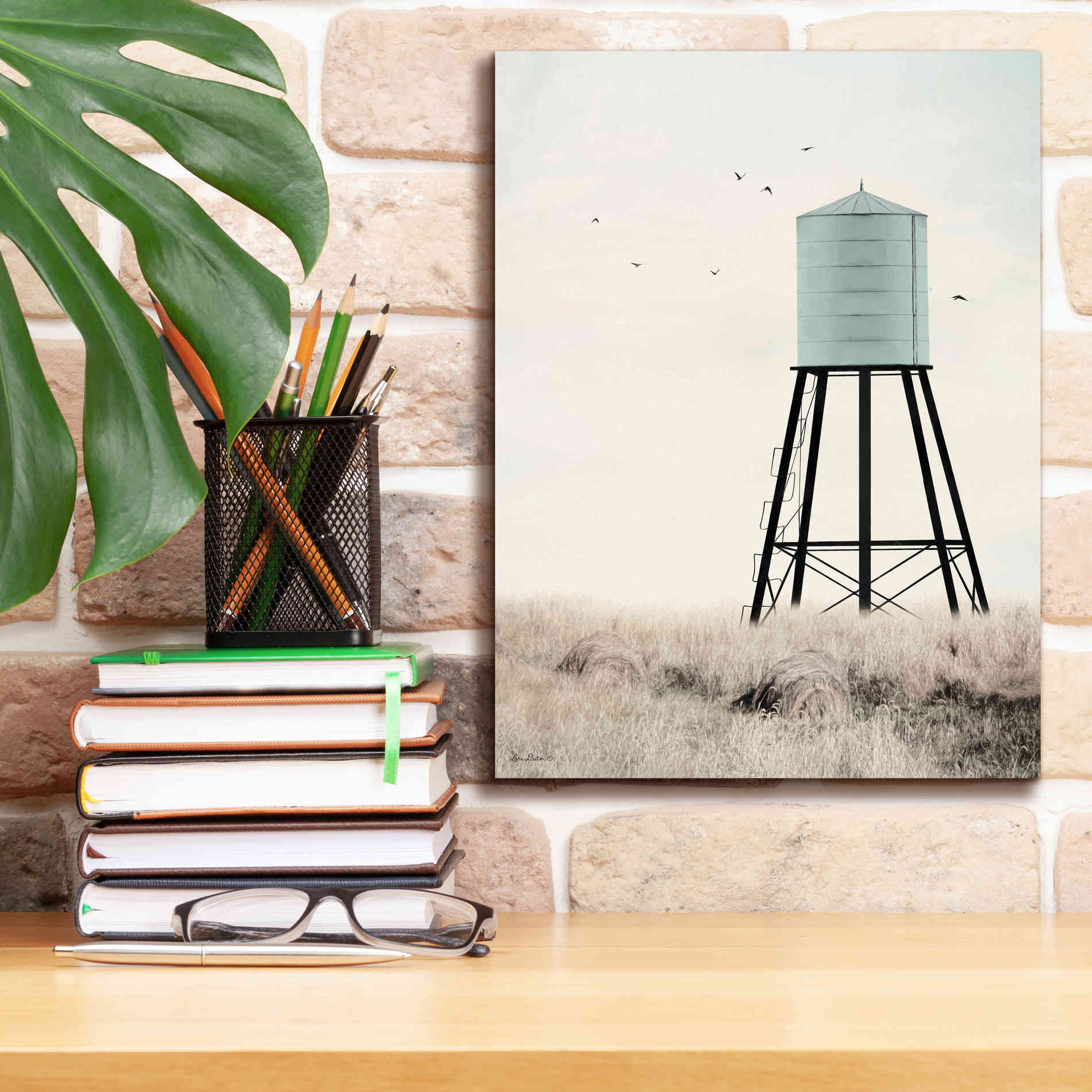 'Save Water' by Lori Deiter, Canvas Wall Art,12 x 16