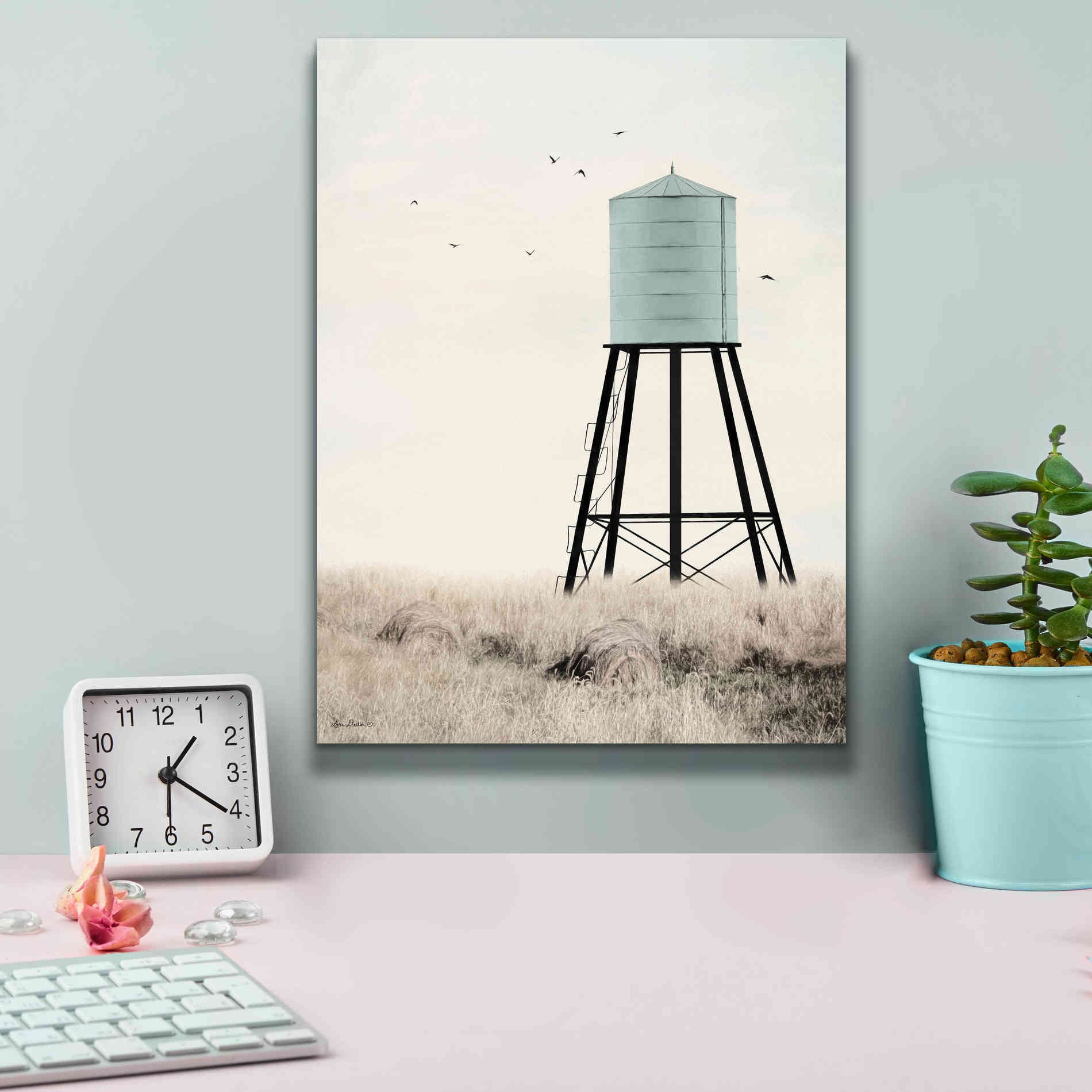 'Save Water' by Lori Deiter, Canvas Wall Art,12 x 16