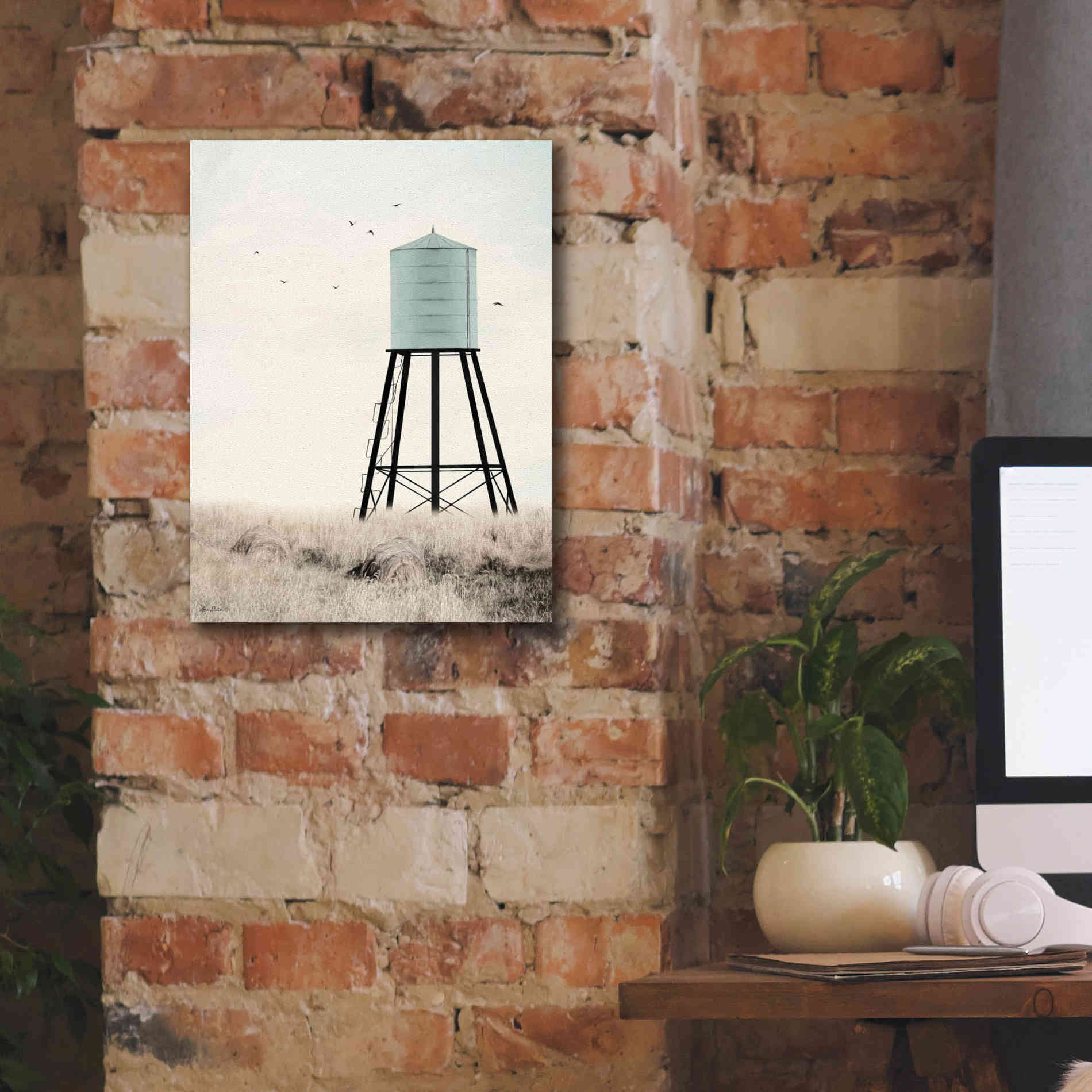 'Save Water' by Lori Deiter, Canvas Wall Art,12 x 16