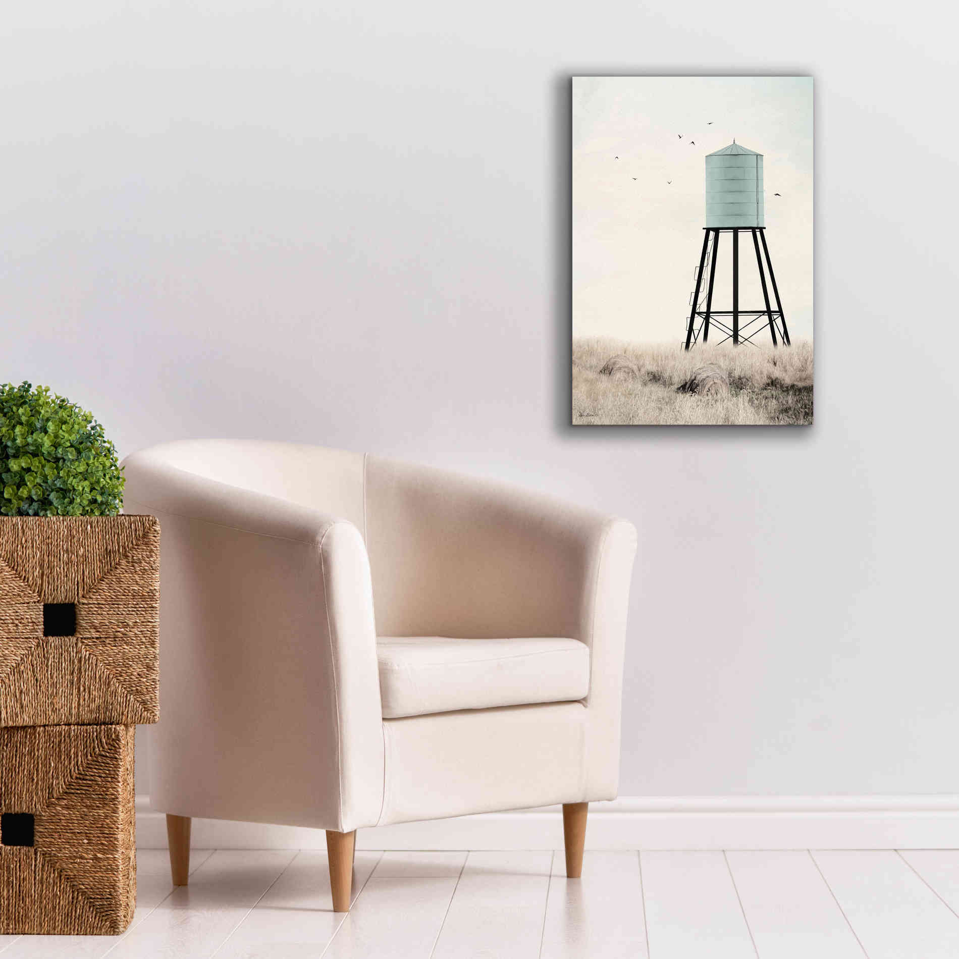 'Save Water' by Lori Deiter, Canvas Wall Art,18 x 26