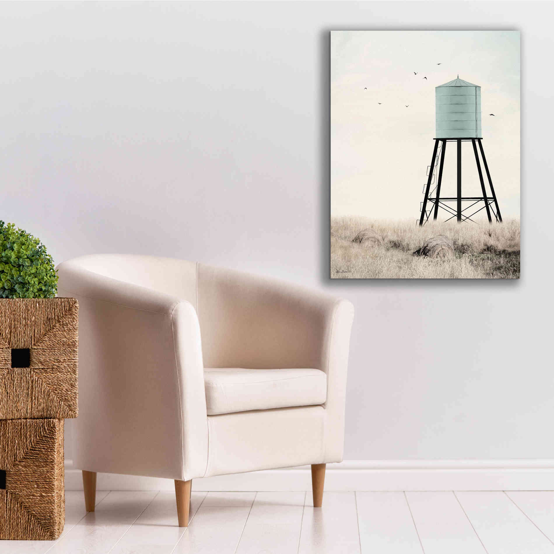 'Save Water' by Lori Deiter, Canvas Wall Art,26 x 34