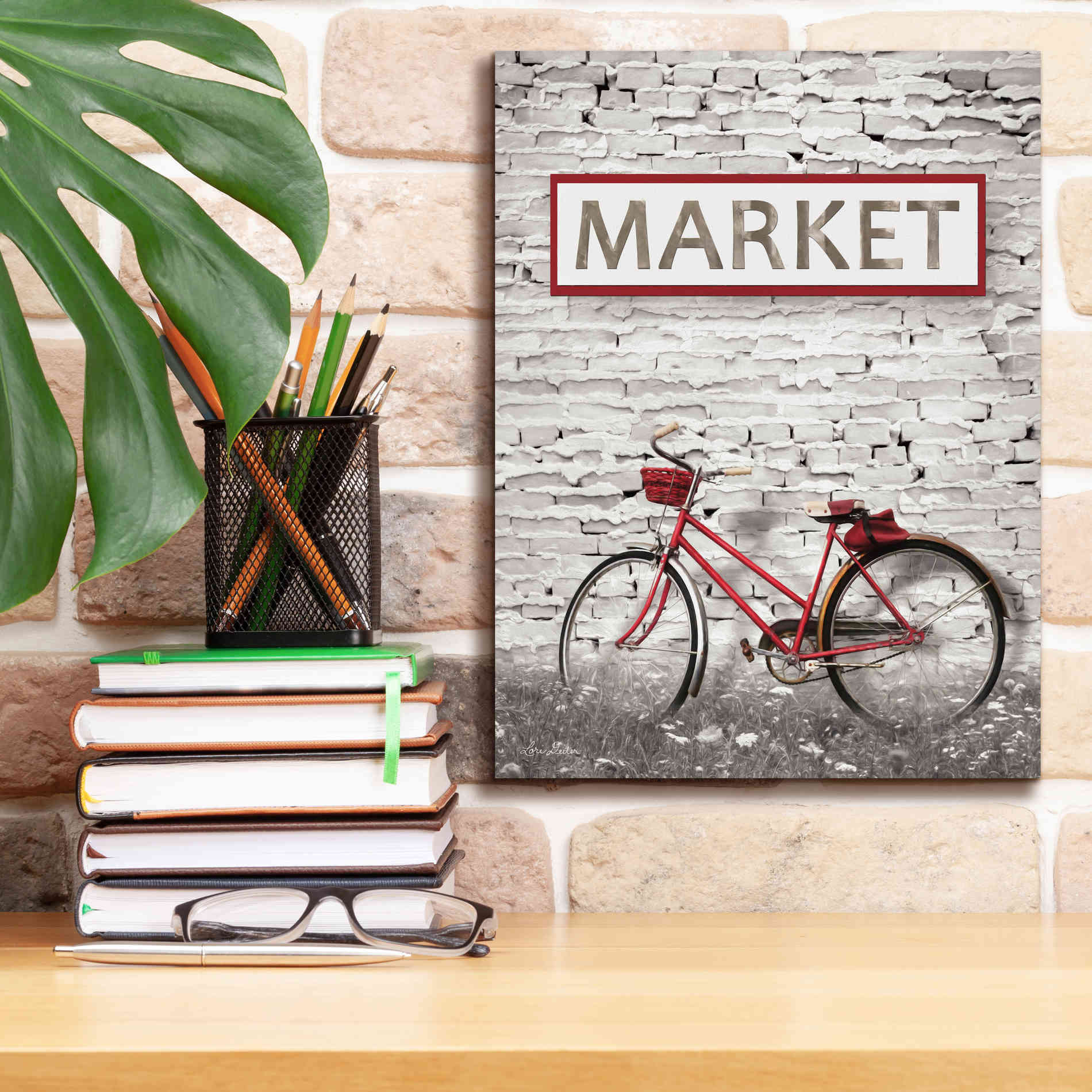 'At the Market' by Lori Deiter, Canvas Wall Art,12 x 16