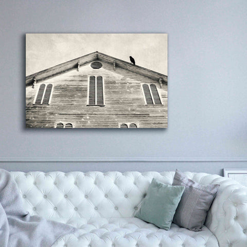 Image of 'Fort Halifax Crow' by Lori Deiter, Canvas Wall Art,60 x 40