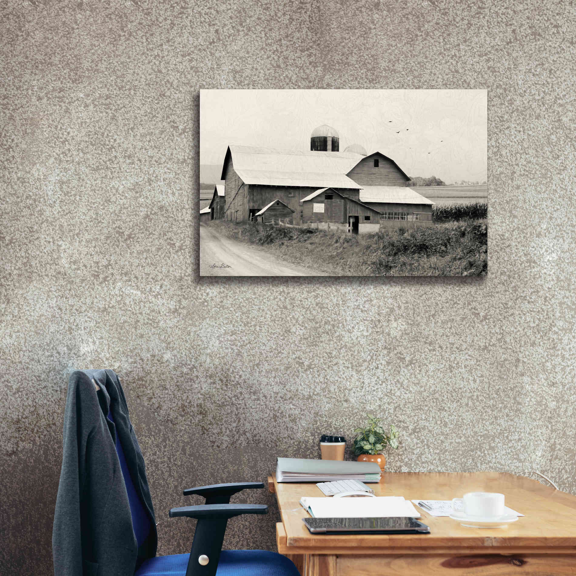 'Rural Charm' by Lori Deiter, Canvas Wall Art,40 x 26