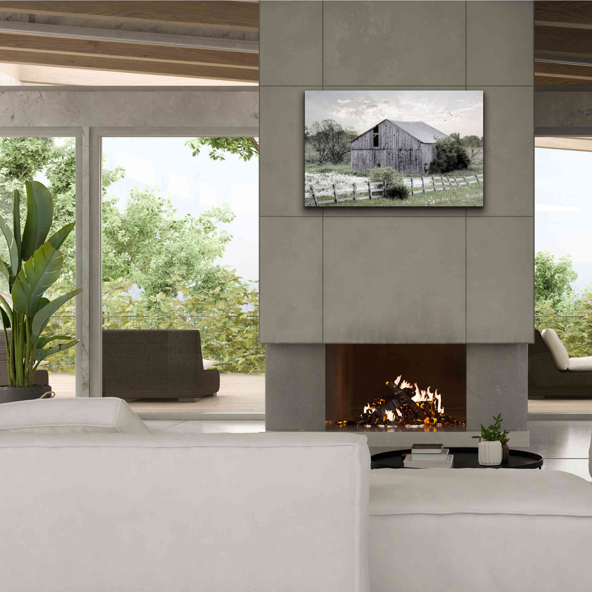 'Barnsville Barn' by Lori Deiter, Canvas Wall Art,40 x 26