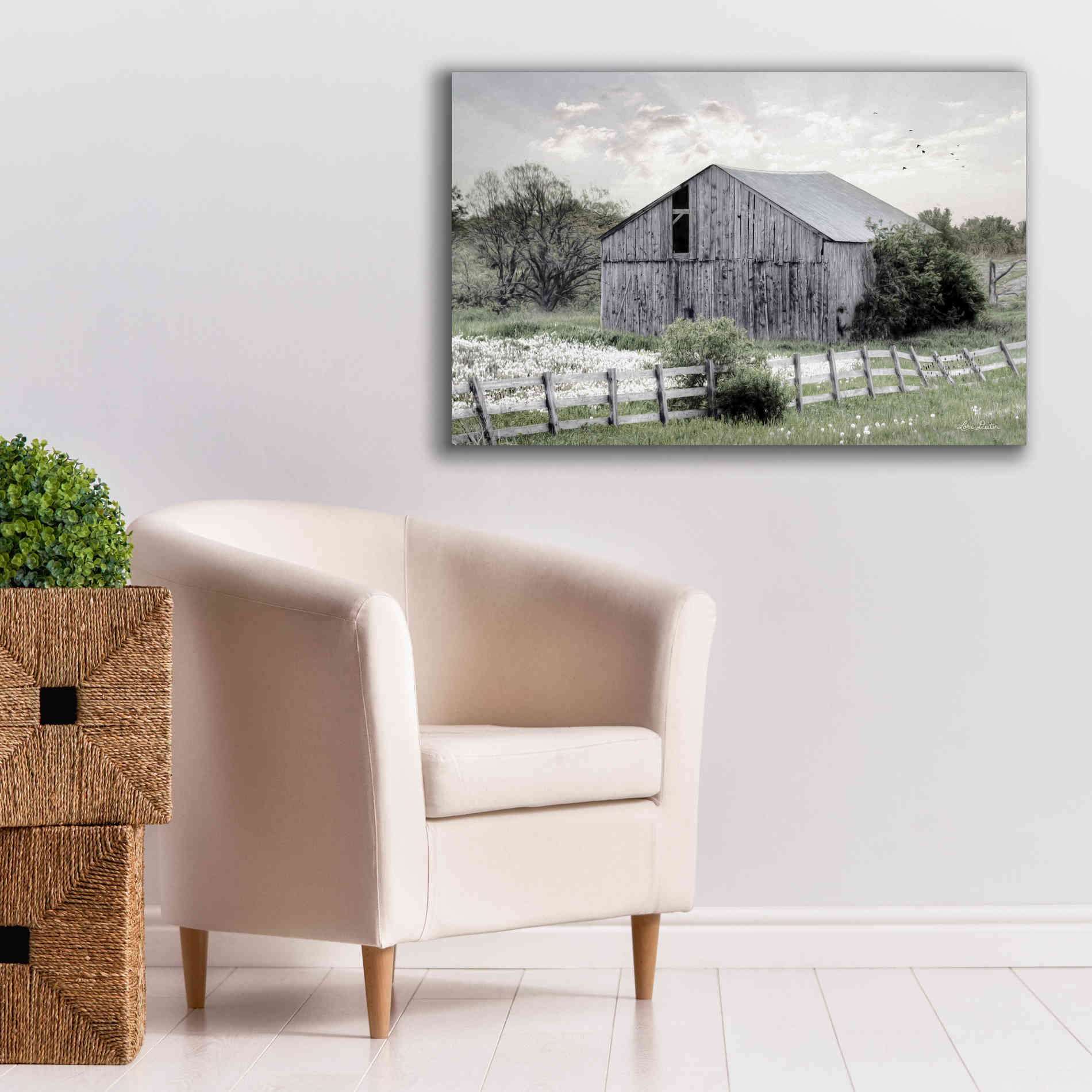 'Barnsville Barn' by Lori Deiter, Canvas Wall Art,40 x 26