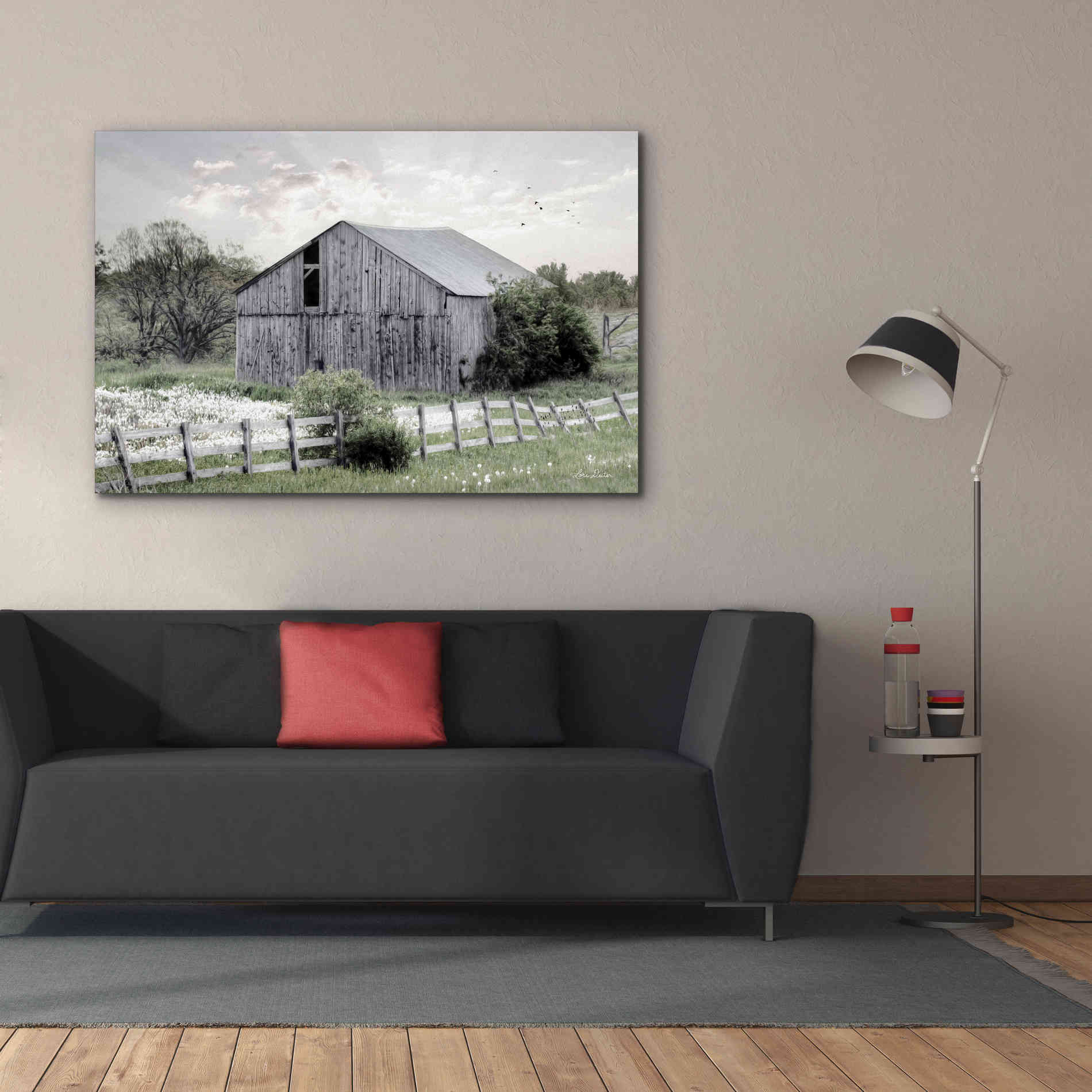 'Barnsville Barn' by Lori Deiter, Canvas Wall Art,60 x 40