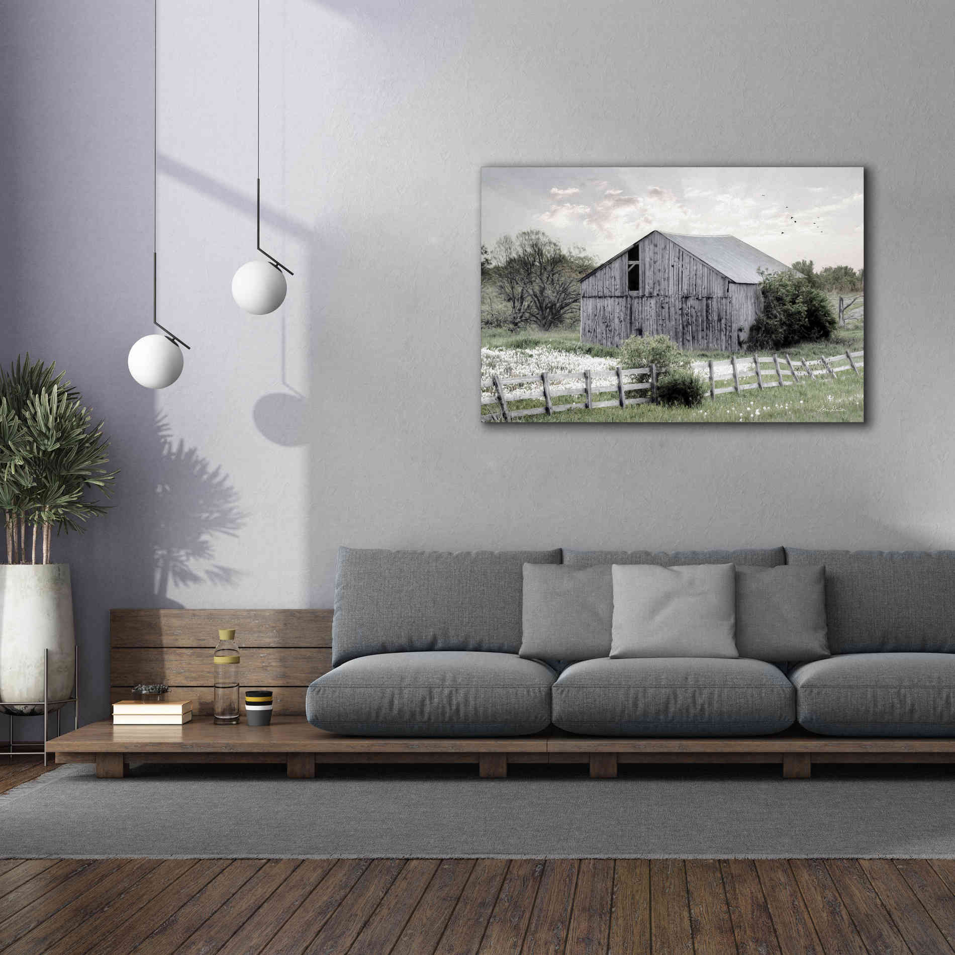'Barnsville Barn' by Lori Deiter, Canvas Wall Art,60 x 40