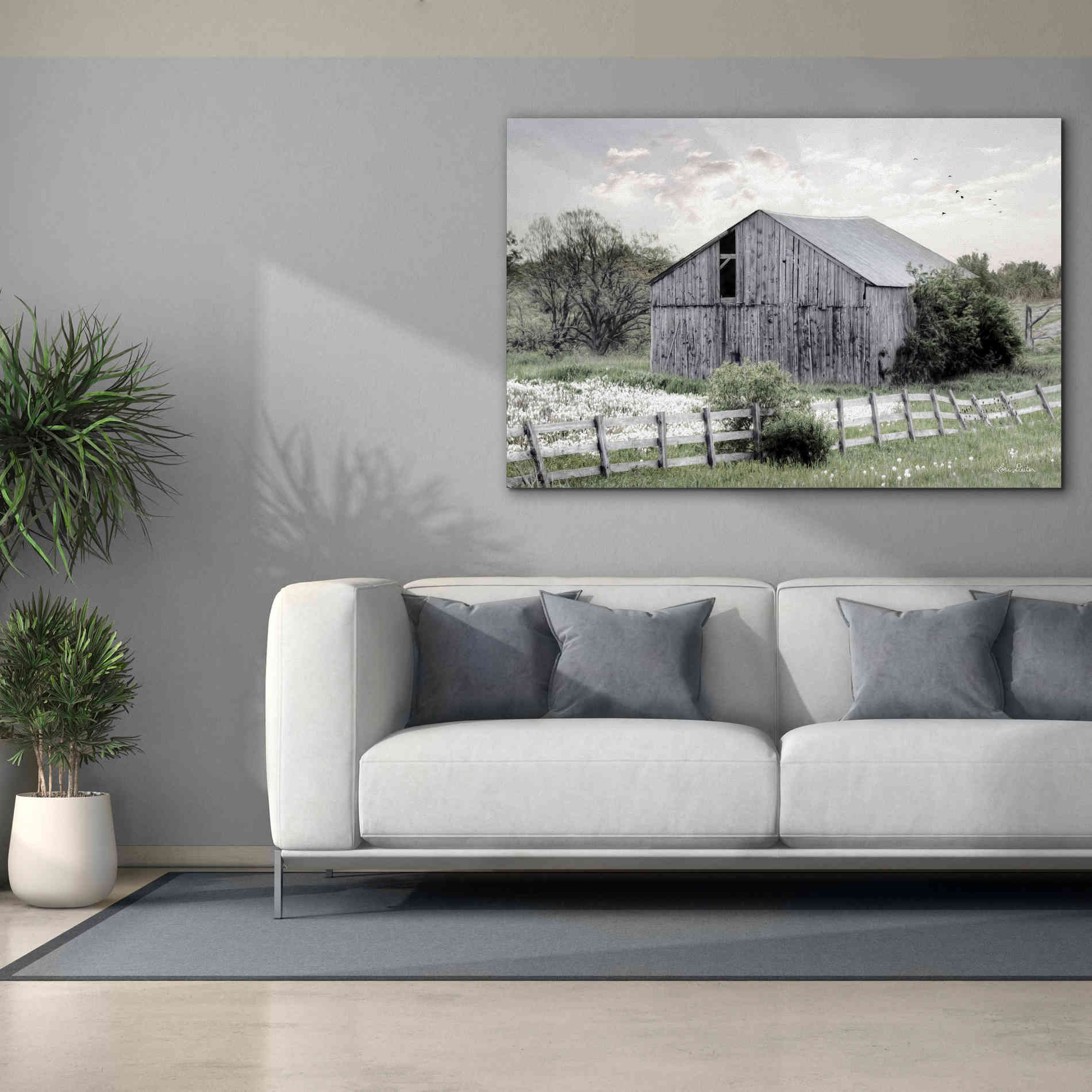 'Barnsville Barn' by Lori Deiter, Canvas Wall Art,60 x 40