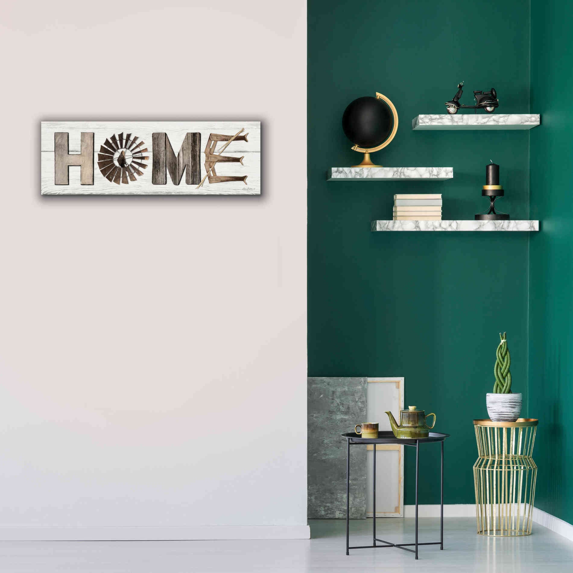 'Rustic Home II' by Lori Deiter, Canvas Wall Art,36 x 12