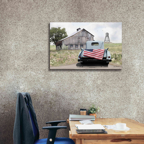 Image of 'American Tailgating' by Lori Deiter, Canvas Wall Art,40 x 26