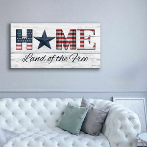 'Home - Land of the Free' by Lori Deiter, Canvas Wall Art,60 x 30
