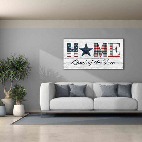 Image of 'Home - Land of the Free' by Lori Deiter, Canvas Wall Art,60 x 30