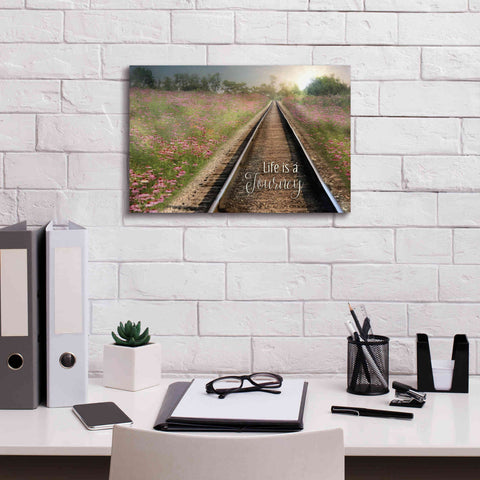 Image of 'Life is a Journey' by Lori Deiter, Canvas Wall Art,18 x 12