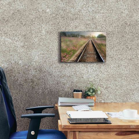 Image of 'Life is a Journey' by Lori Deiter, Canvas Wall Art,18 x 12