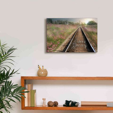 Image of 'Life is a Journey' by Lori Deiter, Canvas Wall Art,18 x 12