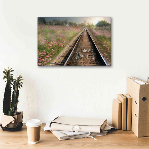 Image of 'Life is a Journey' by Lori Deiter, Canvas Wall Art,18 x 12