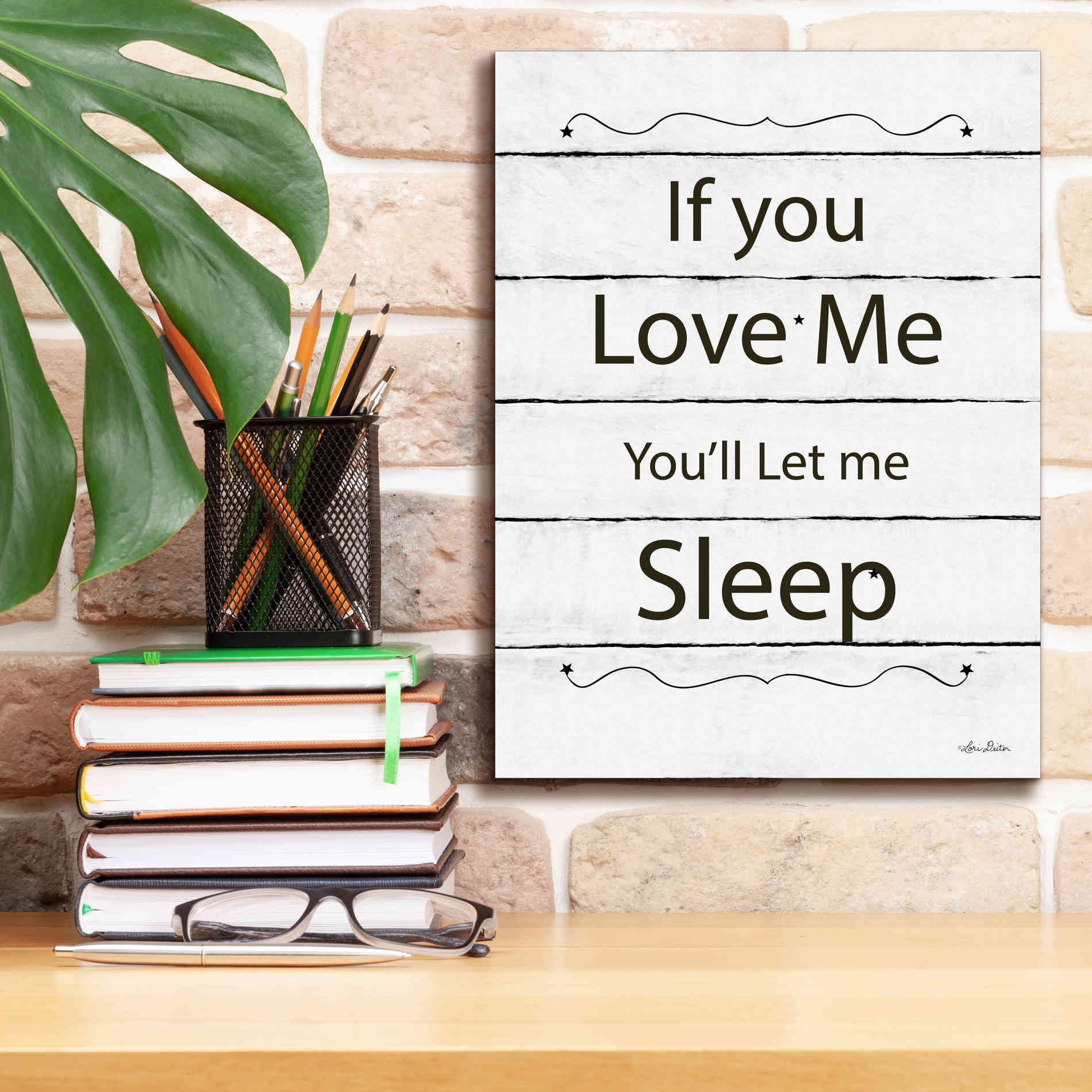 'Let Me Sleep' by Lori Deiter, Canvas Wall Art,12 x 16