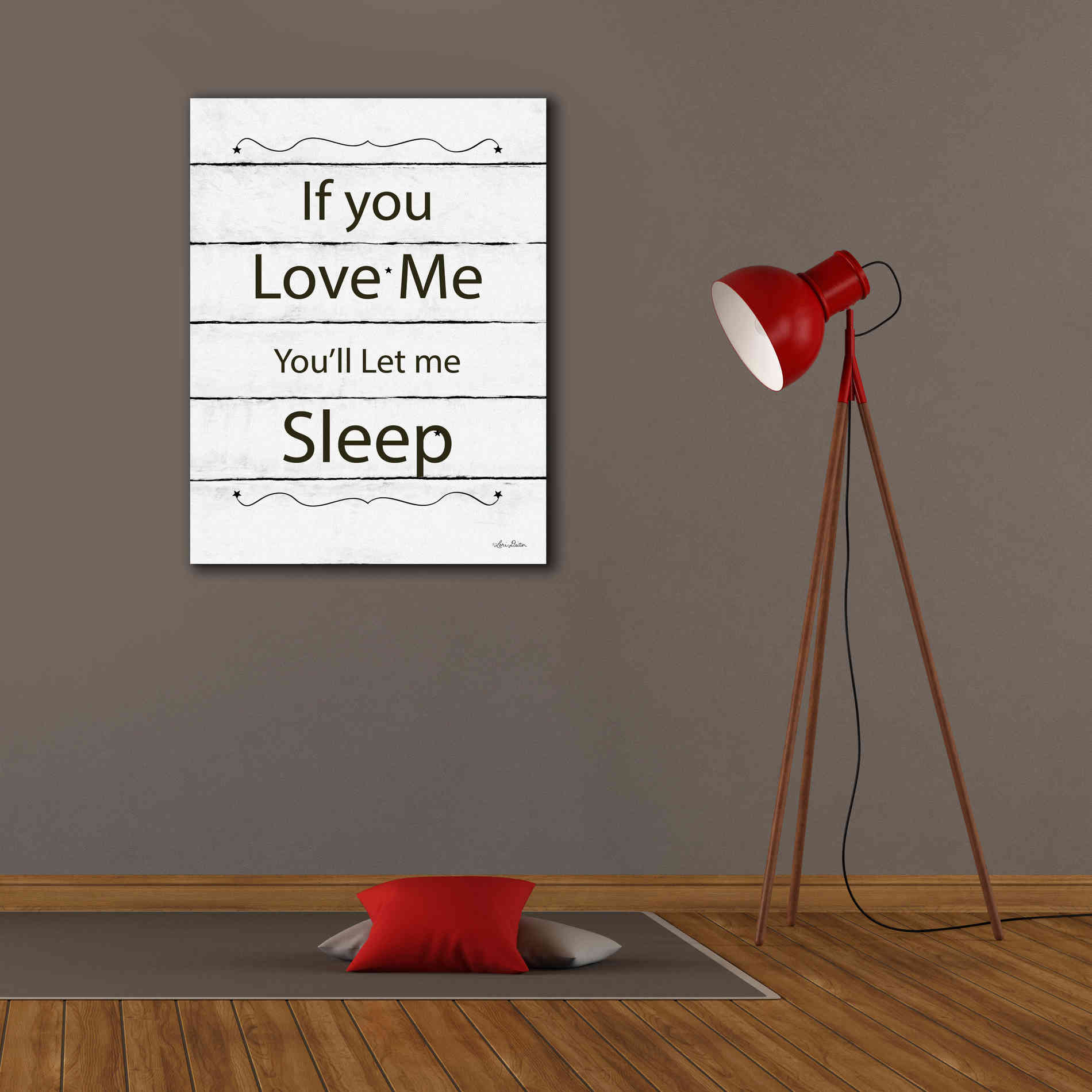 'Let Me Sleep' by Lori Deiter, Canvas Wall Art,26 x 34