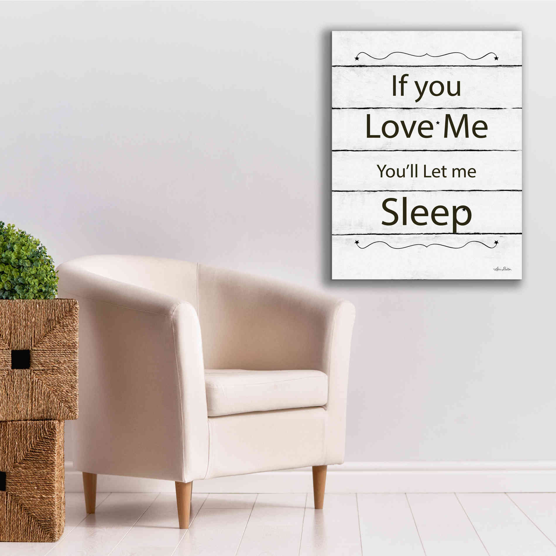 'Let Me Sleep' by Lori Deiter, Canvas Wall Art,26 x 34