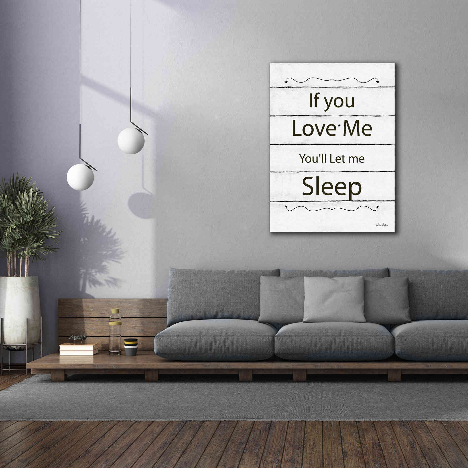 'Let Me Sleep' by Lori Deiter, Canvas Wall Art,40 x 54