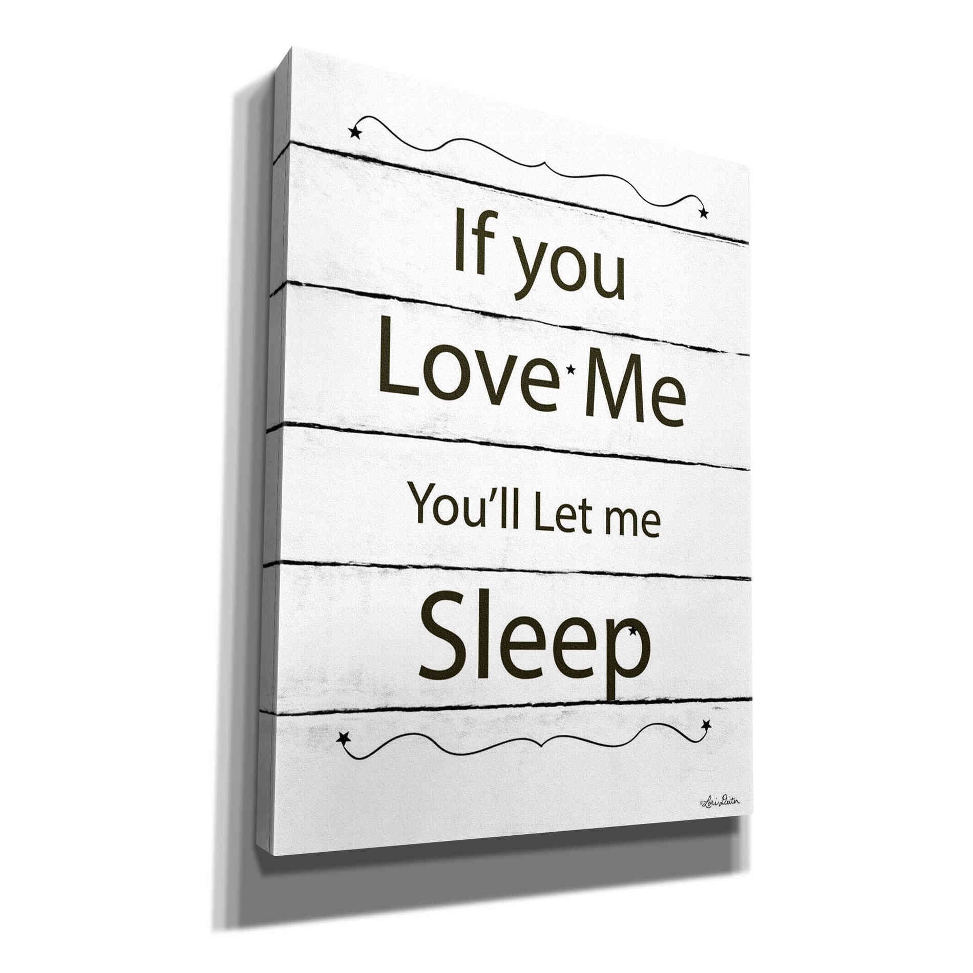 'Let Me Sleep' by Lori Deiter, Canvas Wall Art