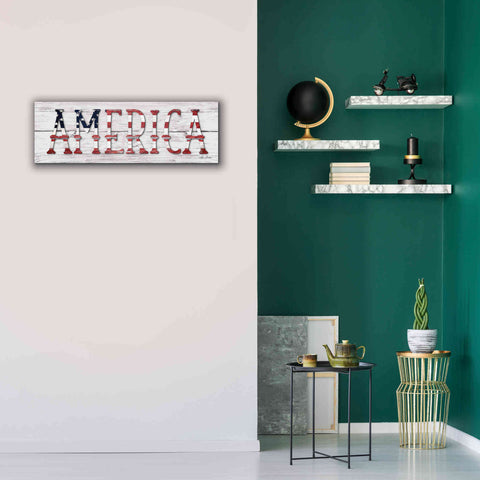 Image of 'America' by Lori Deiter, Canvas Wall Art,36 x 12