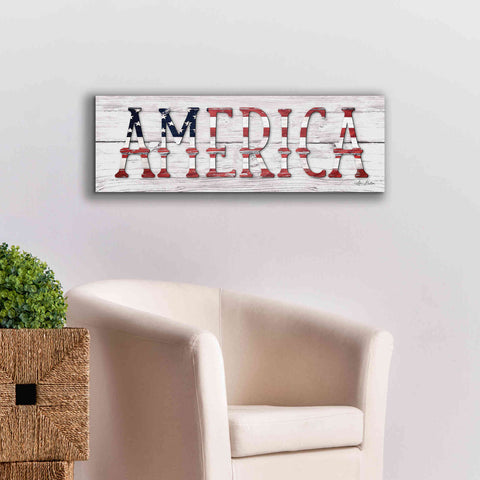 Image of 'America' by Lori Deiter, Canvas Wall Art,36 x 12