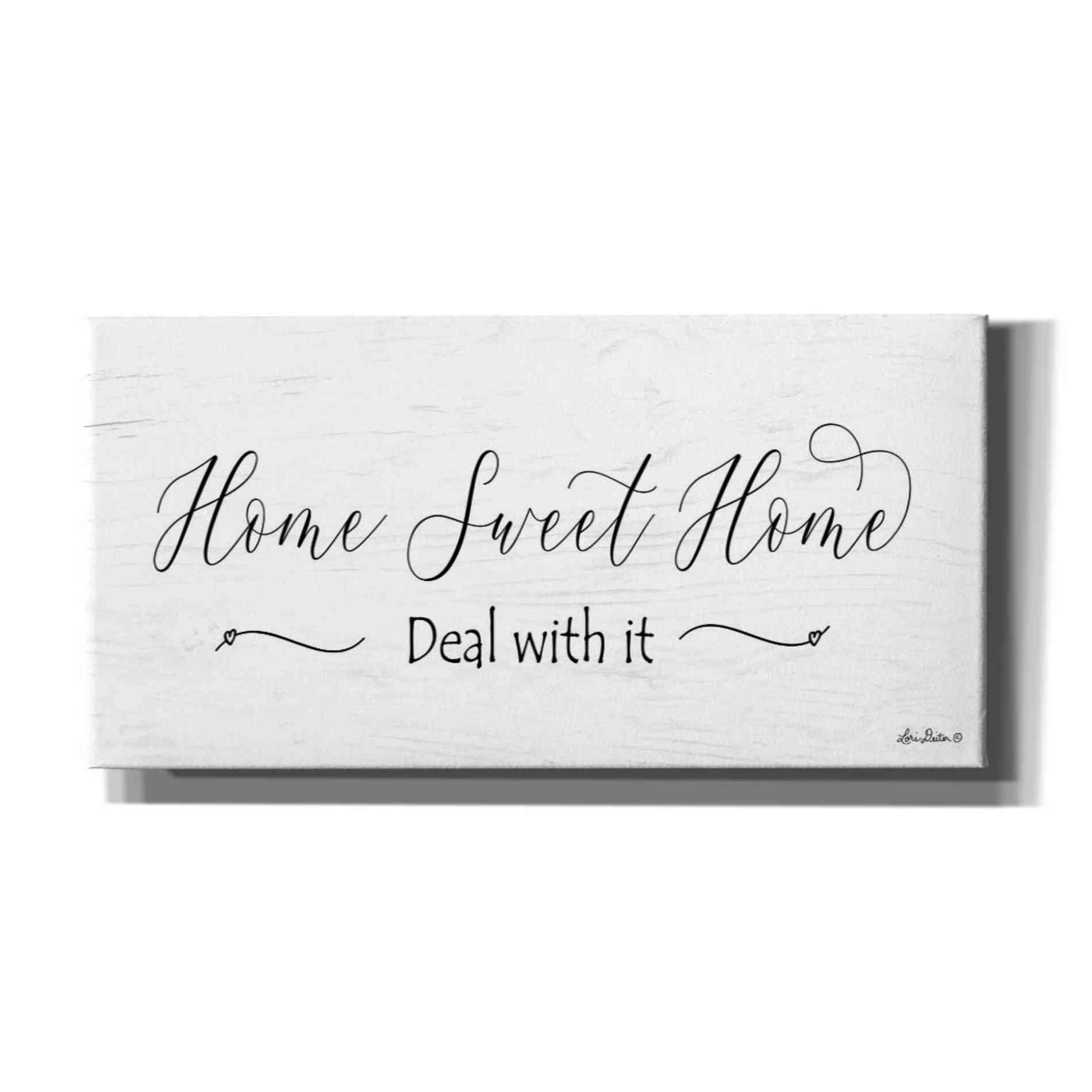 'Home Sweet Home' by Lori Deiter, Canvas Wall Art