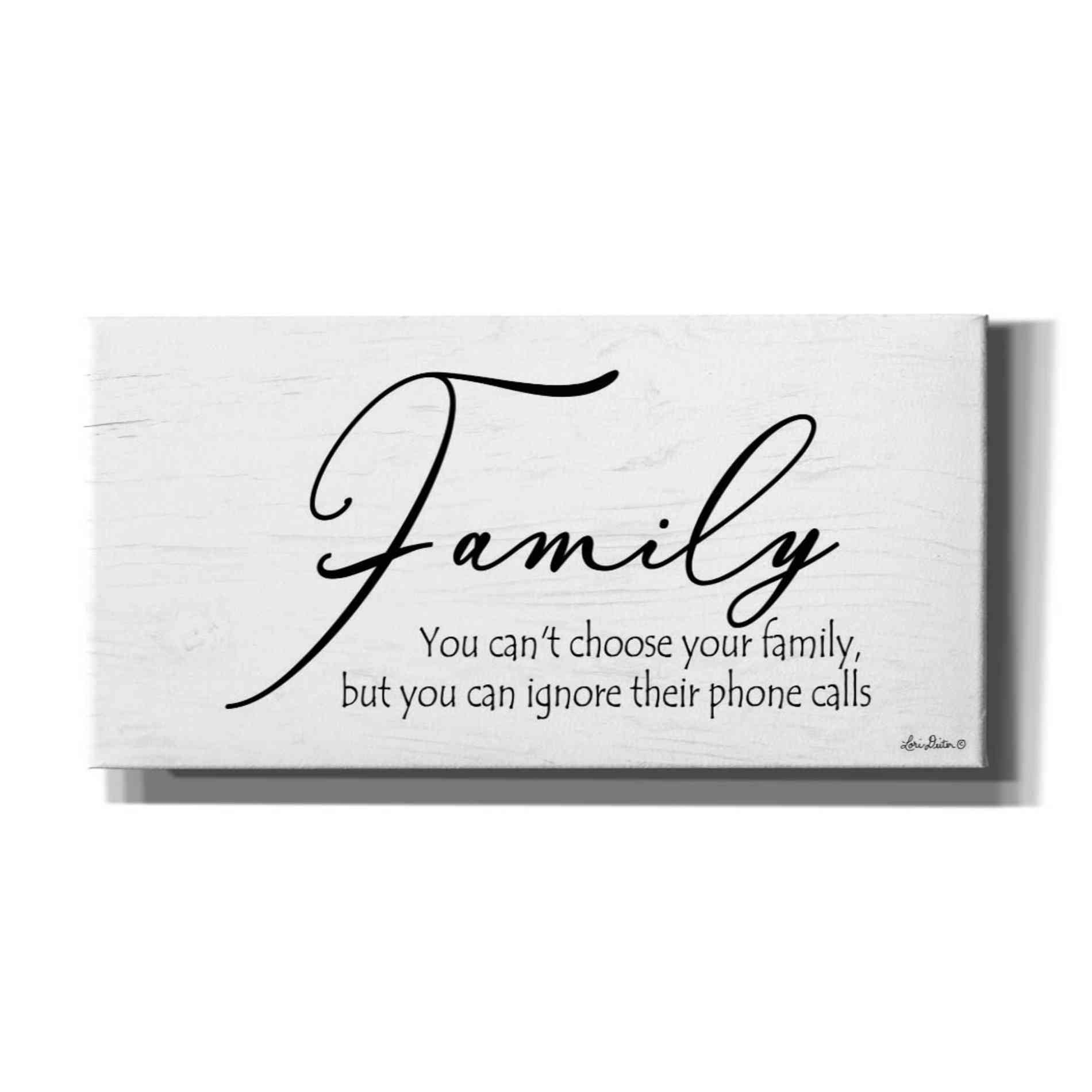 'Family Calls' by Lori Deiter, Canvas Wall Art