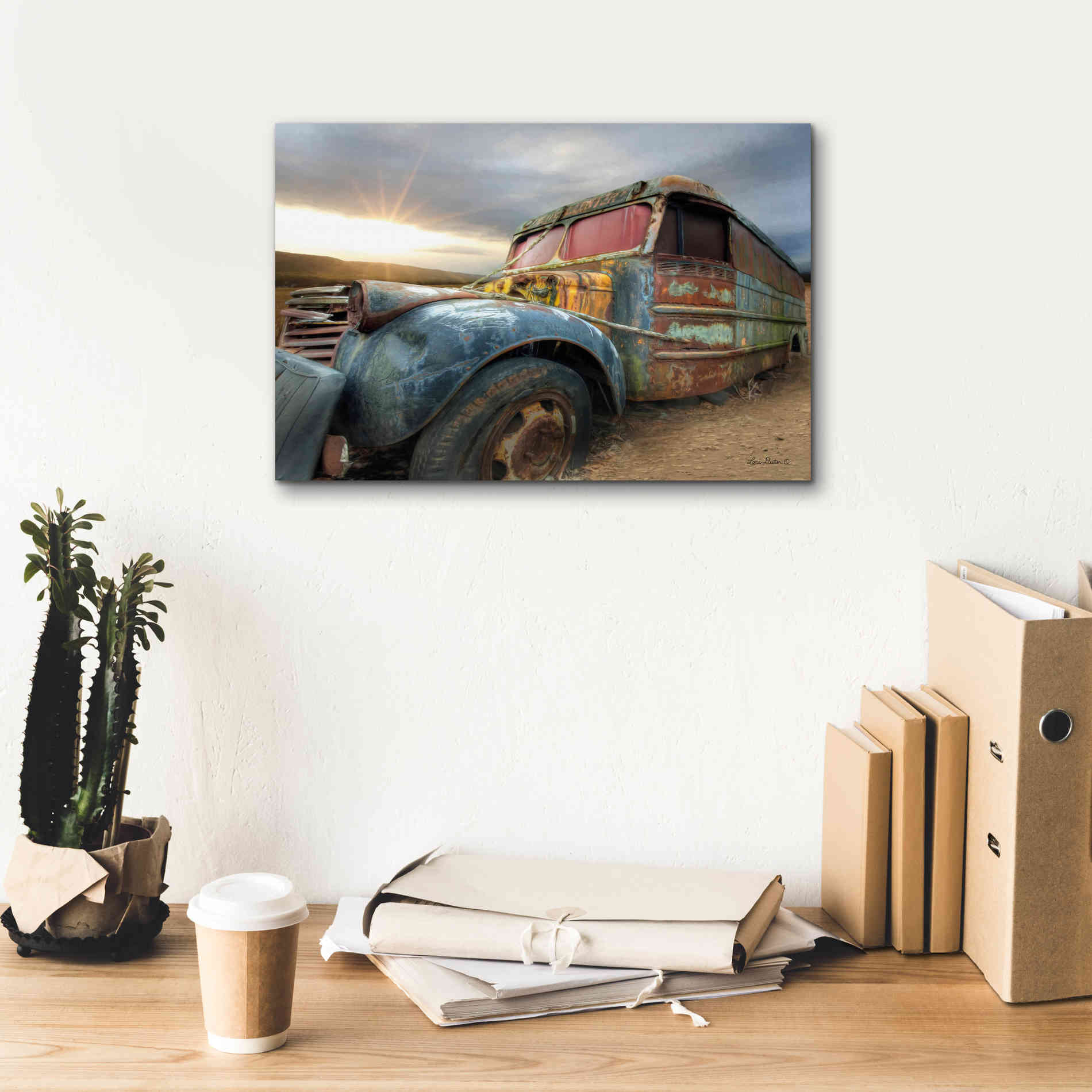 'Catch a Ride' by Lori Deiter, Canvas Wall Art,18 x 12