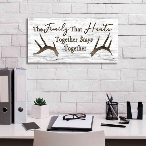 Image of 'Hunting Family' by Lori Deiter, Canvas Wall Art,24 x 12